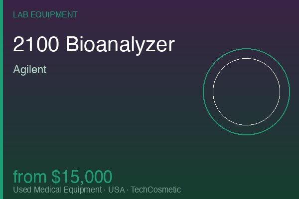 Used 2100 Bioanalyzer by Agilent