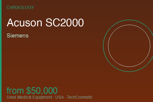 Used Acuson SC2000 by Siemens