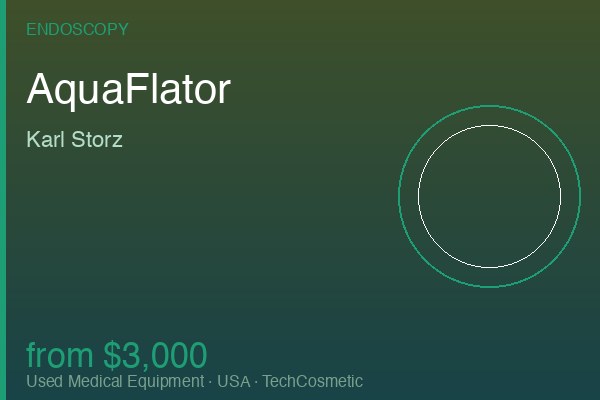 Used AquaFlator by Karl Storz