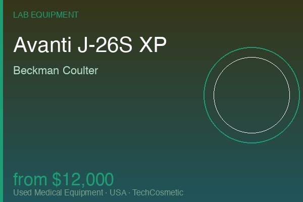 Used Avanti J-26S XP by Beckman Coulter