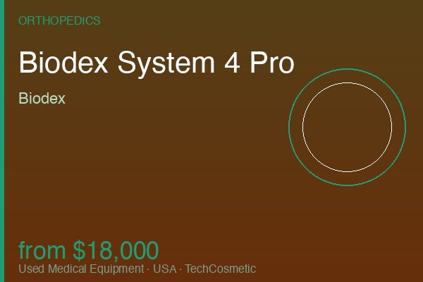 Used Biodex System 4 Pro by Biodex