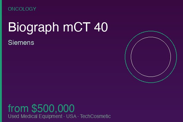 Used Biograph mCT 40 by Siemens