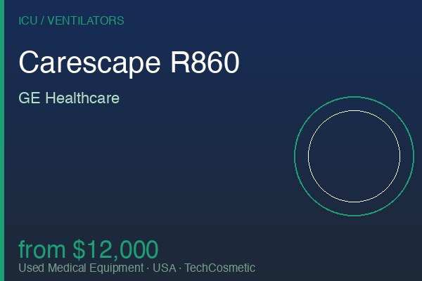Used Carescape R860 by GE Healthcare