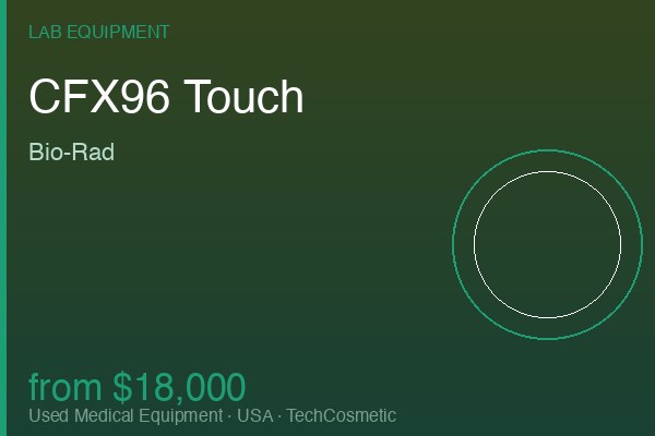 Used CFX96 Touch by Bio-Rad