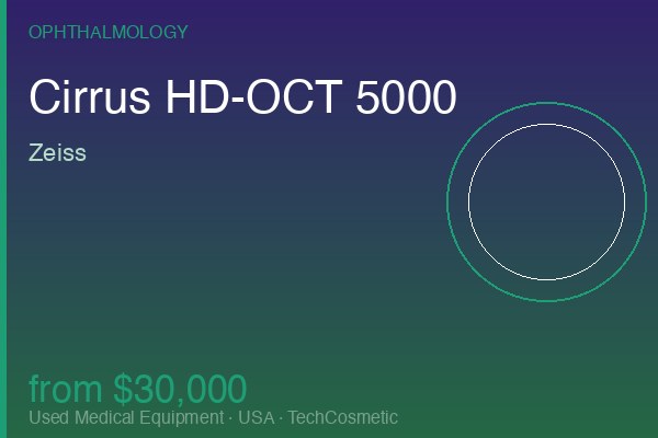 Used Cirrus HD-OCT 5000 by Zeiss