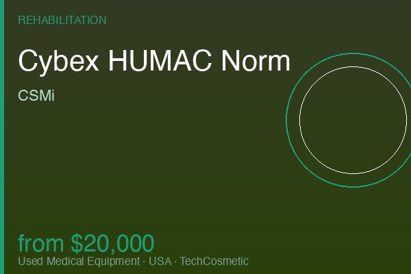 Used Cybex HUMAC Norm by CSMi