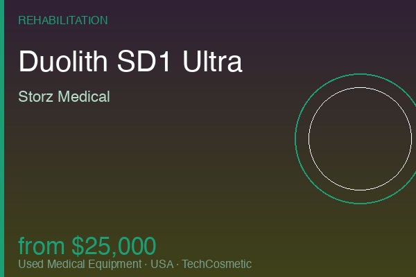 Used Duolith SD1 Ultra by Storz Medical