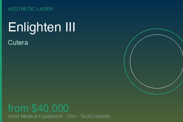 Used Enlighten III by Cutera