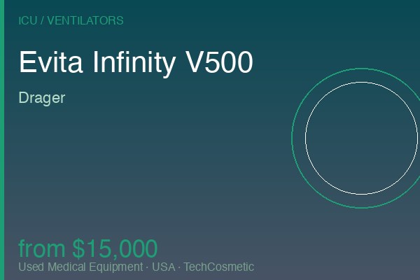Used Evita Infinity V500 by Drager