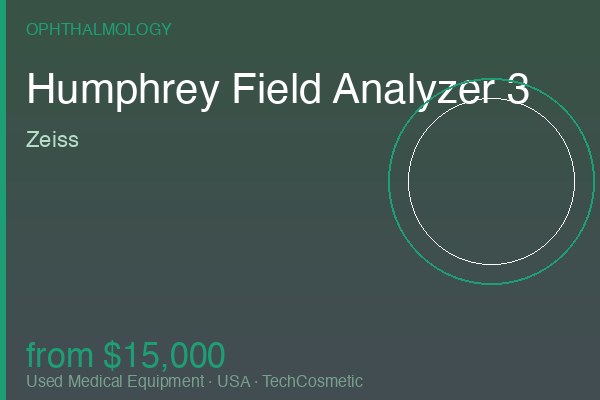 Used Humphrey Field Analyzer 3 by Zeiss