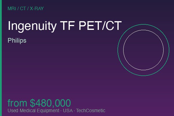 Used Ingenuity TF PET/CT by Philips