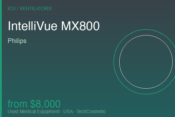 Used IntelliVue MX800 by Philips