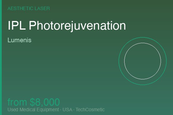 Used IPL Photorejuvenation by Lumenis
