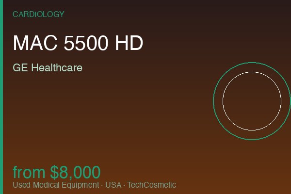 Used MAC 5500 HD by GE Healthcare