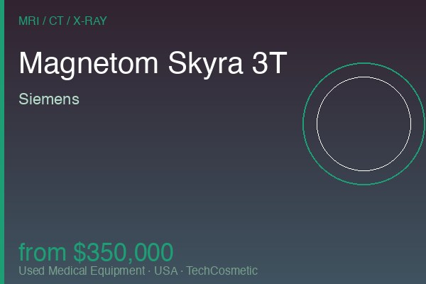 Used Magnetom Skyra 3T by Siemens