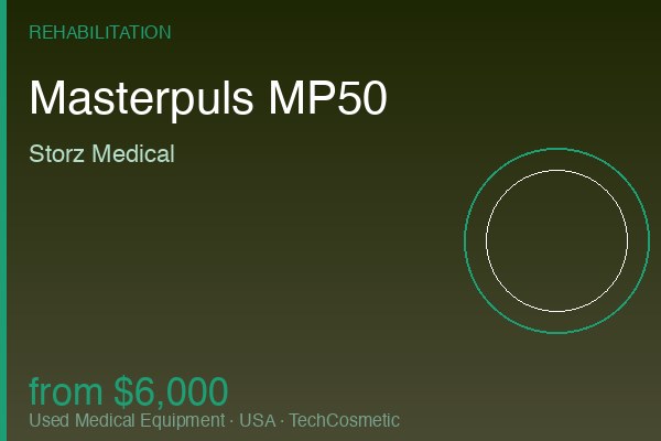 Used Masterpuls MP50 by Storz Medical