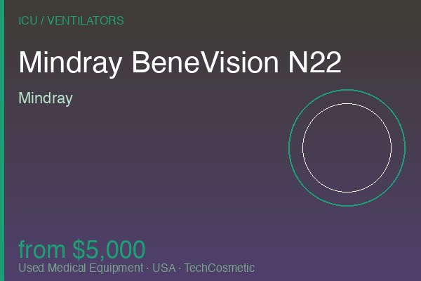Used Mindray BeneVision N22 by Mindray