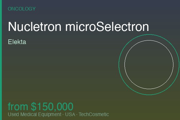 Used Nucletron microSelectron by Elekta