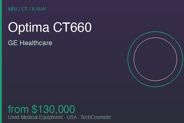 Used Optima CT660 by GE Healthcare