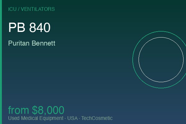 Used PB 840 by Puritan Bennett