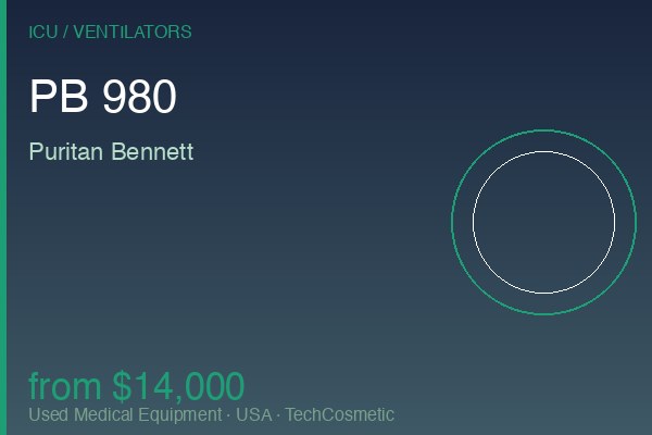 Used PB 980 by Puritan Bennett