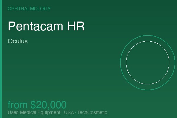 Used Pentacam HR by Oculus