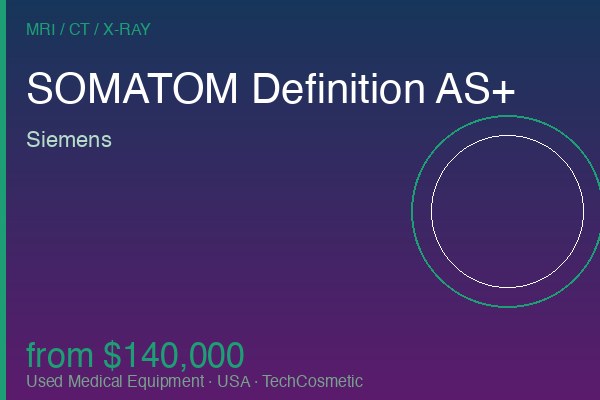 Used SOMATOM Definition AS+ by Siemens