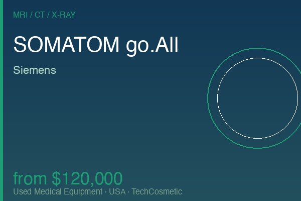 Used SOMATOM go.All by Siemens
