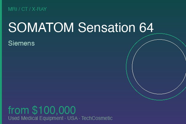Used SOMATOM Sensation 64 by Siemens
