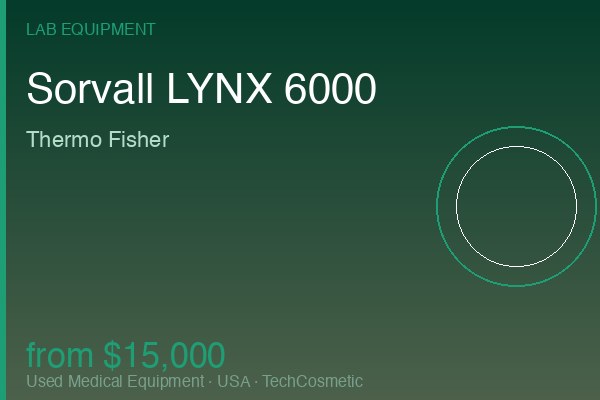 Used Sorvall LYNX 6000 by Thermo Fisher