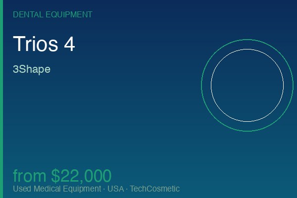 Used Trios 4 by 3Shape