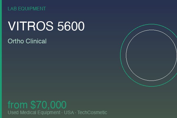 Used VITROS 5600 by Ortho Clinical